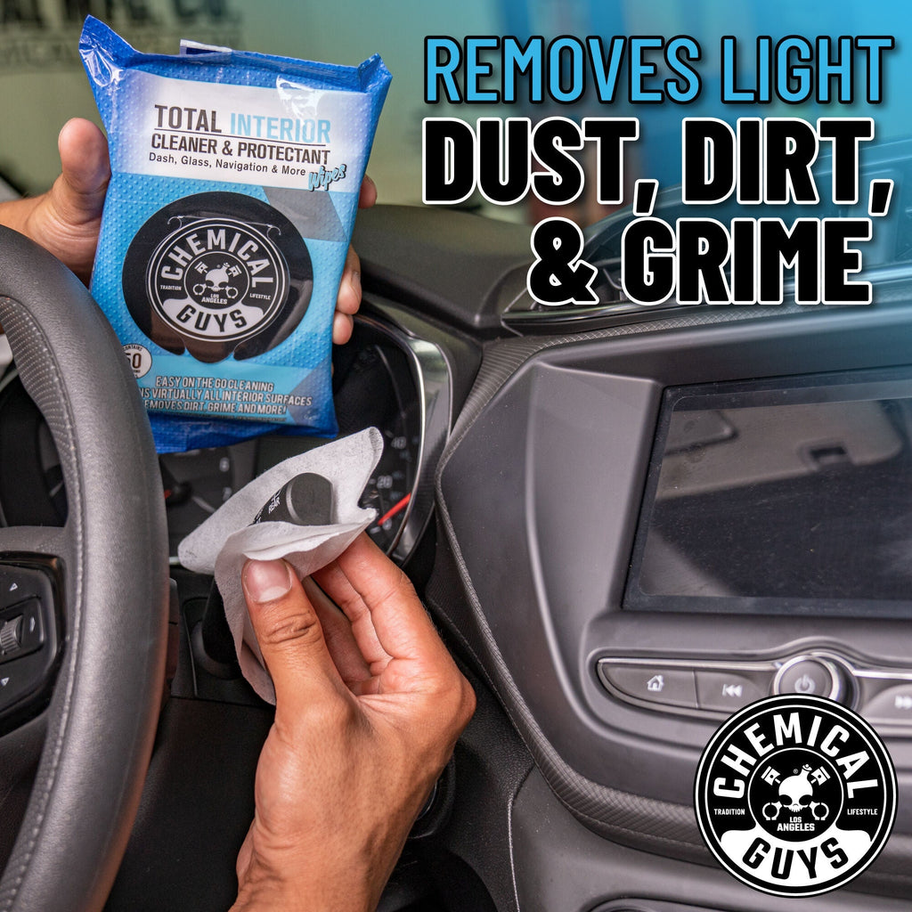 Chemical Guys Total Interior Cleaner & Protectant Car Cleaning Wipes