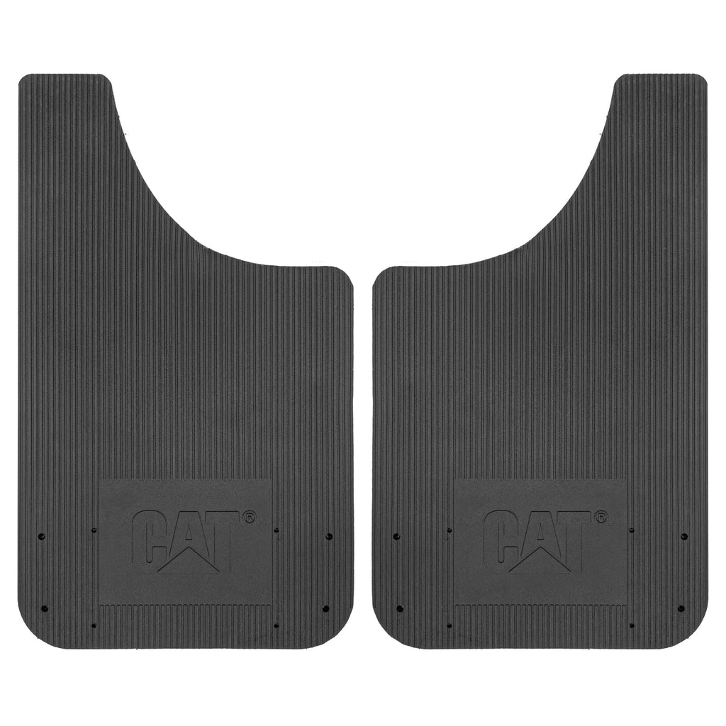 CAT 2-Pack Ultra Tough Rubber Mud Flaps Splash Guards with Reflectors