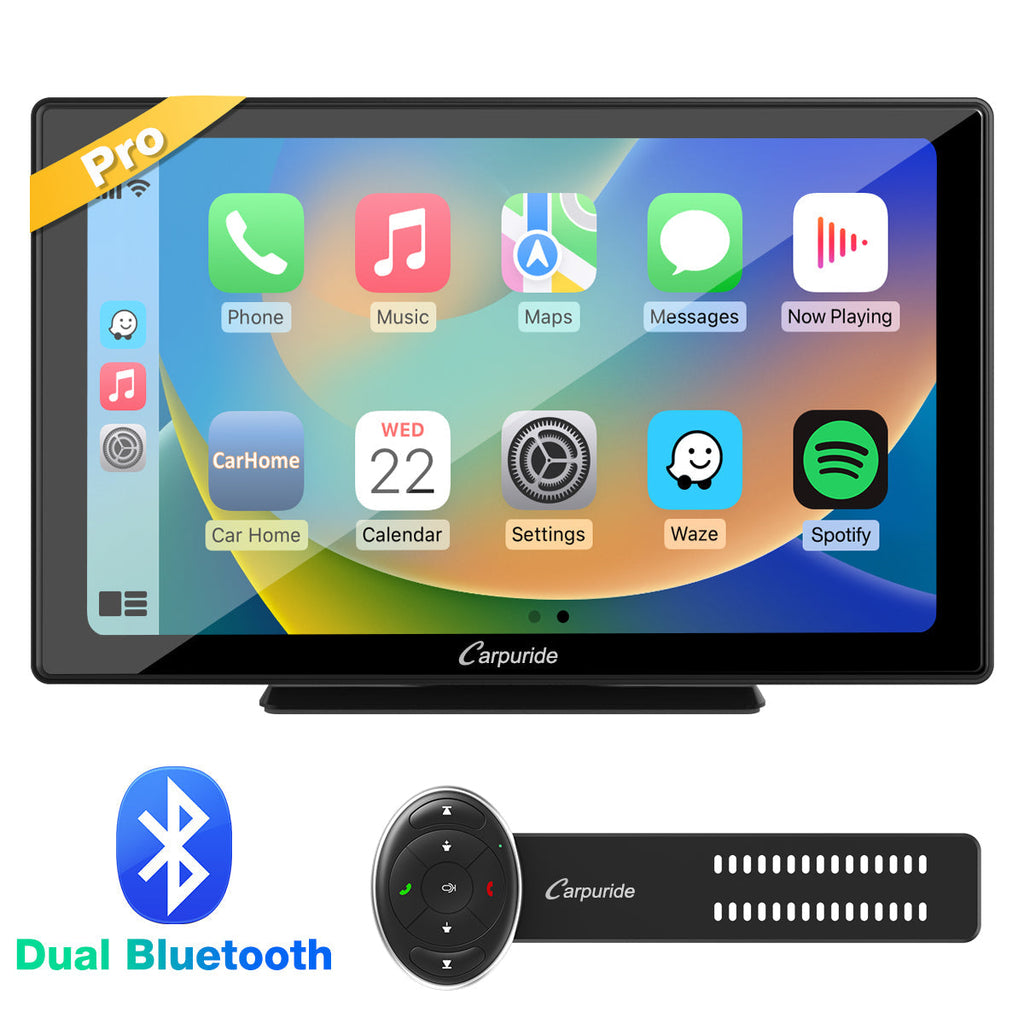 CARPURIDE W901 Pro 9in Smart Car Display with Steering Control