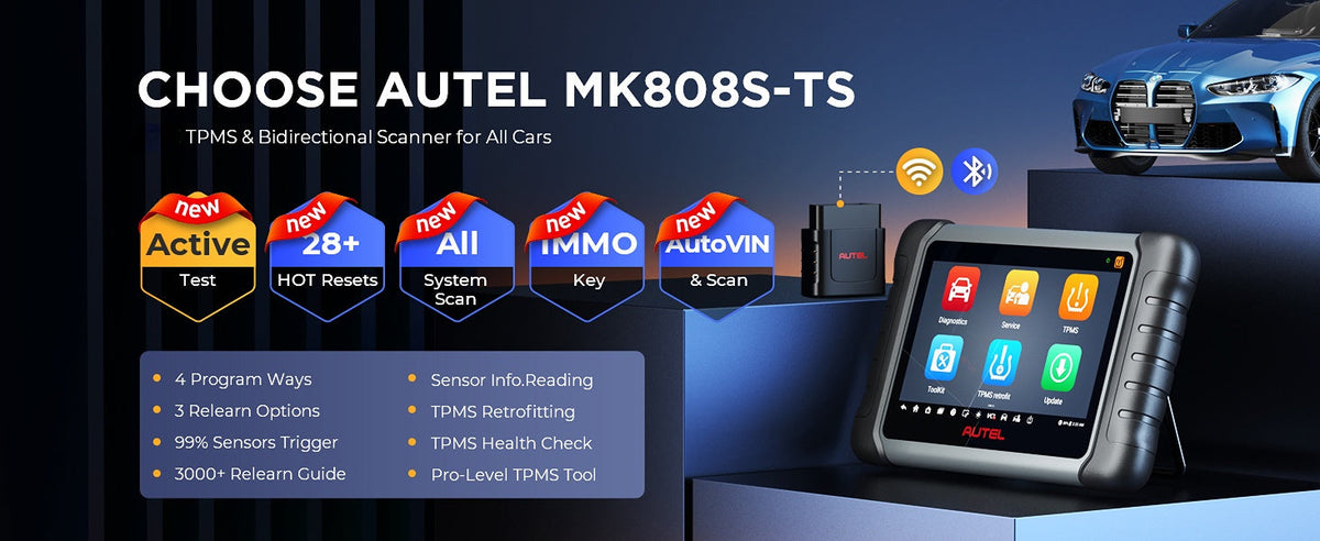 Autel MaxiCOM MK808S-TS Diagnostic and Complete TPMS Tool