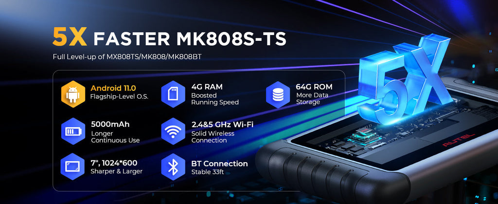Autel MaxiCOM MK808S-TS Diagnostic and Complete TPMS Tool - image 3