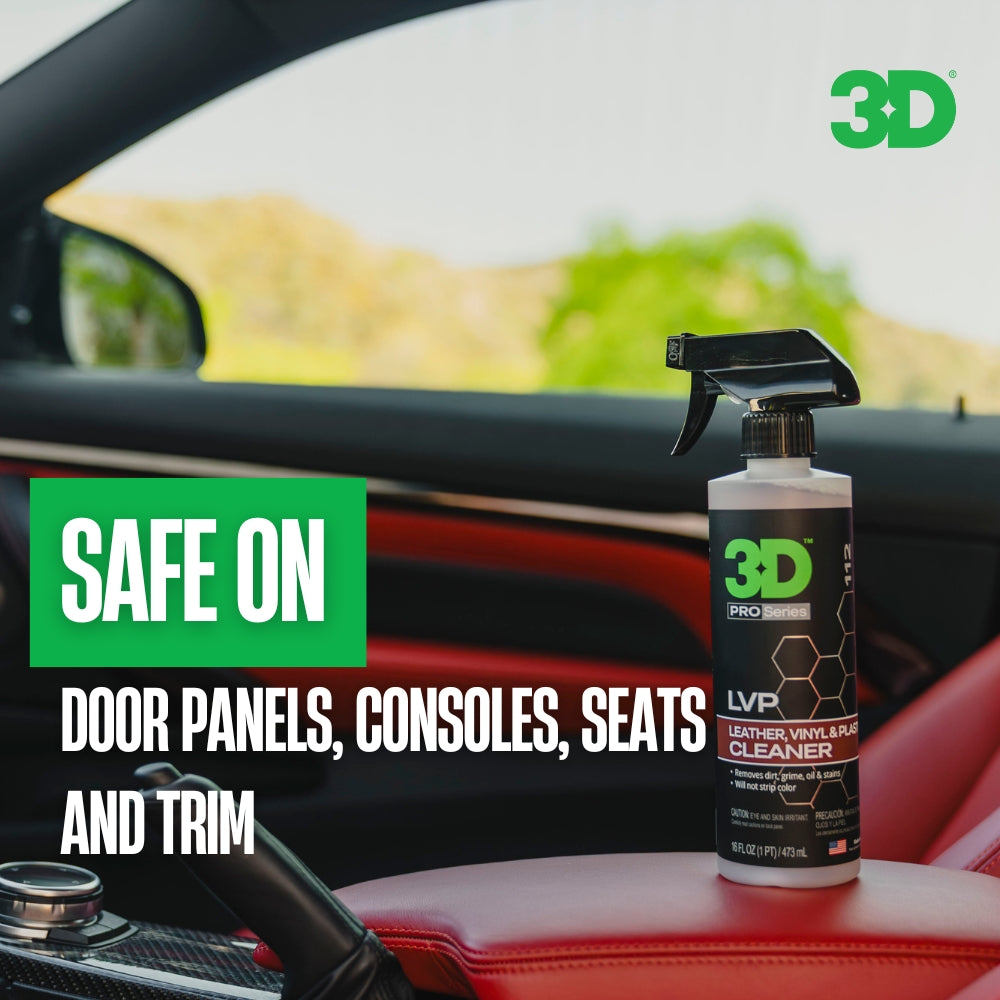 3D Car Care Leather, Vinyl, Plastic Interior Cleaner