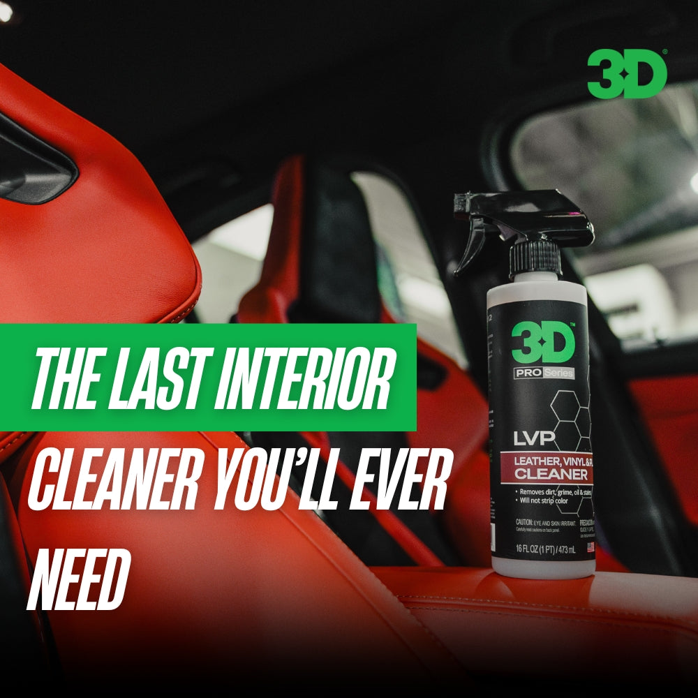 3D Car Care Leather, Vinyl, Plastic Interior Cleaner