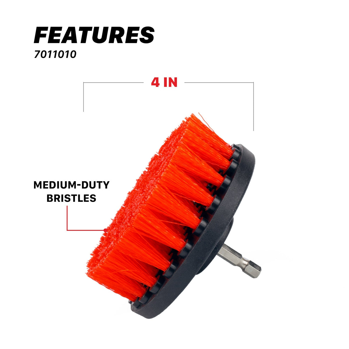 MaxShine Drill Brush for Car | Drill Carpet Detailing Brushes