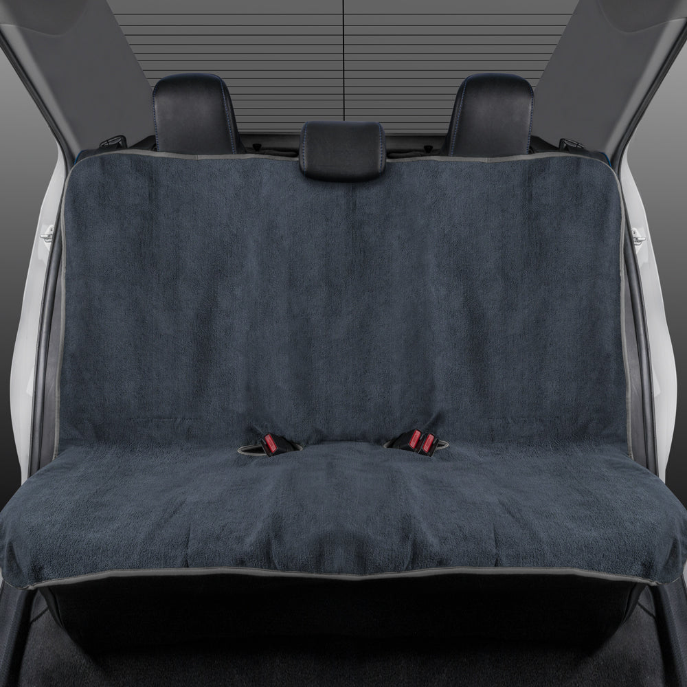 BDK UltraFit Water-Resistant Washable Rear Car Seat Covers - Gray