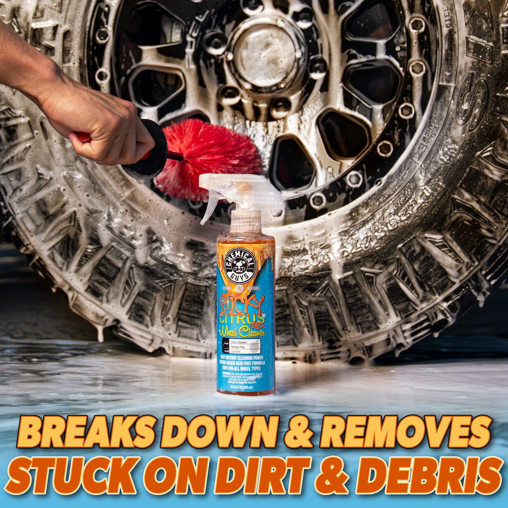 Chemical Guys Sticky Citrus Wheel Cleaning Concentrate Bundle