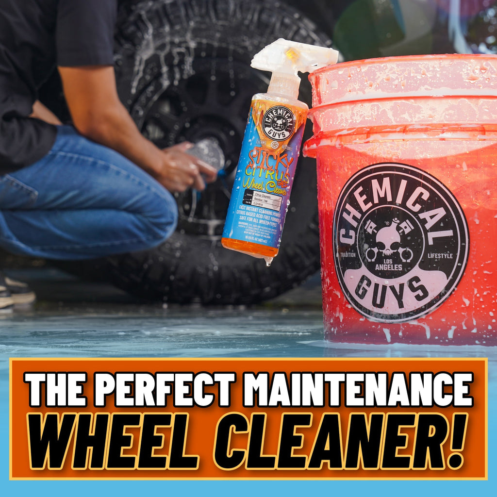 Chemical Guys Sticky Citrus Wheel Cleaning Concentrate Bundle
