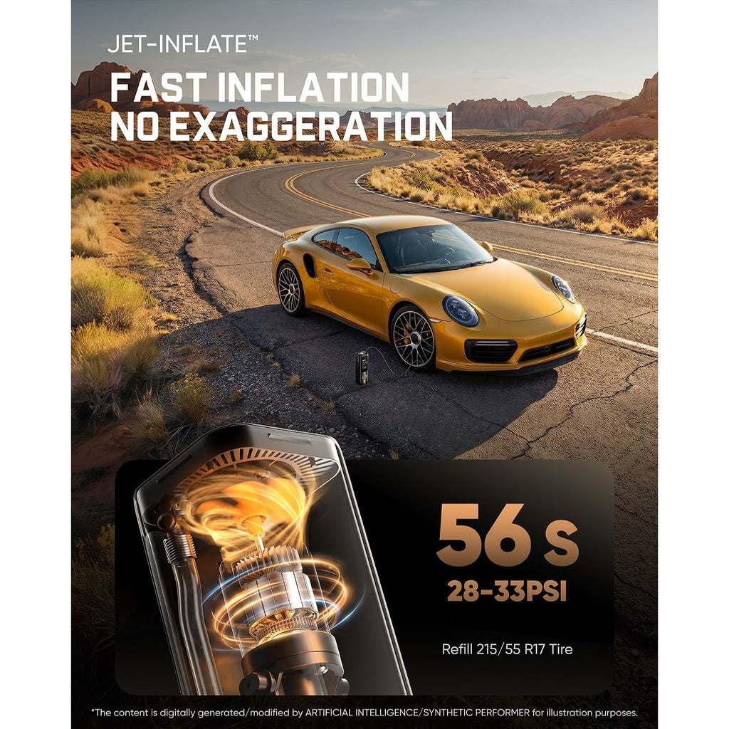 Fanttik X8 APEX Tire Inflator and Potent T10 Jump Starter Bundle - image 3