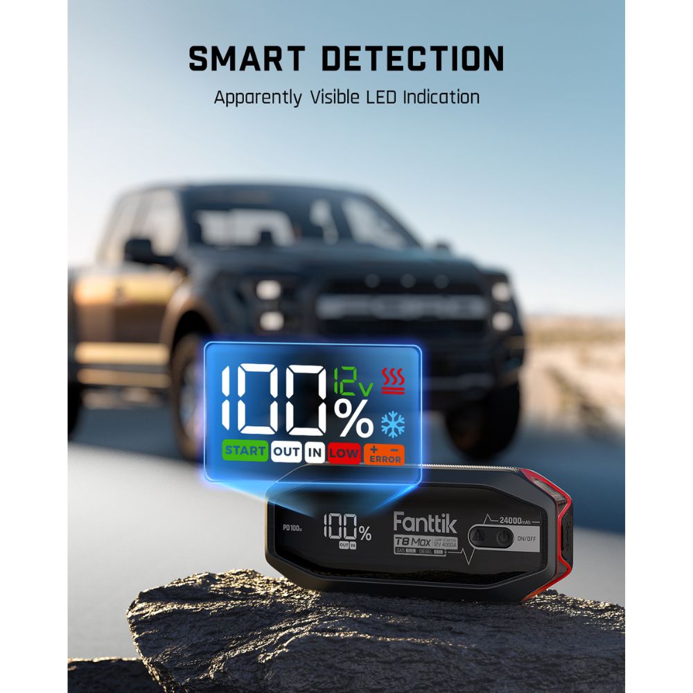 Fanttik T8 MAX 4000A Portable Jump Starter - image 3