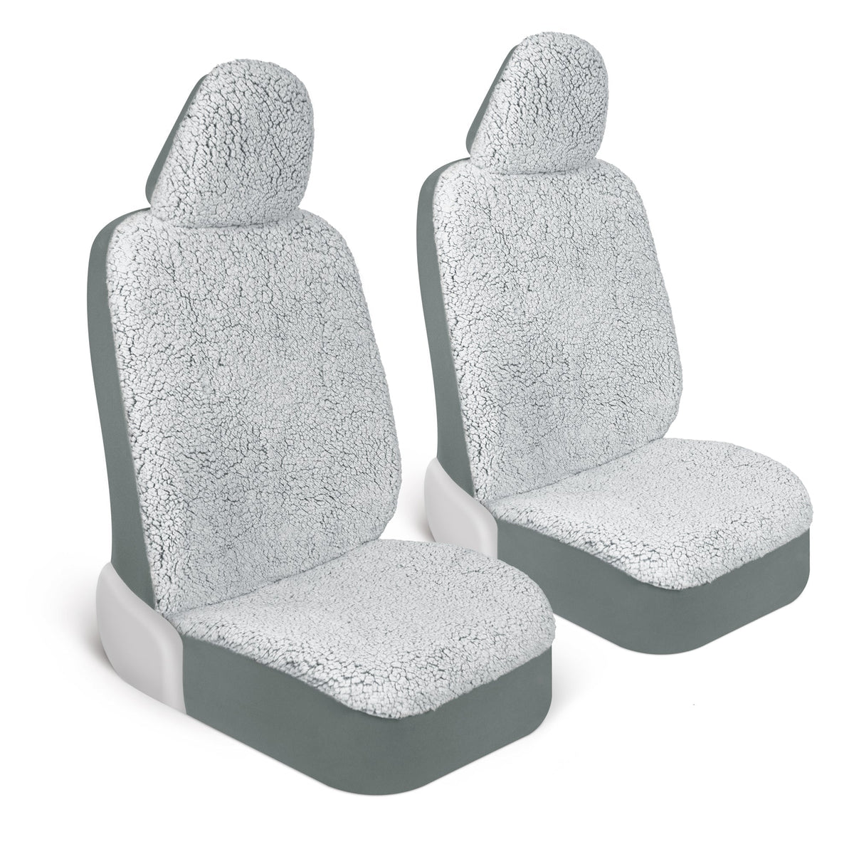 Carbella 2-Pack Plush Sherpa Fleece Front Seat Covers