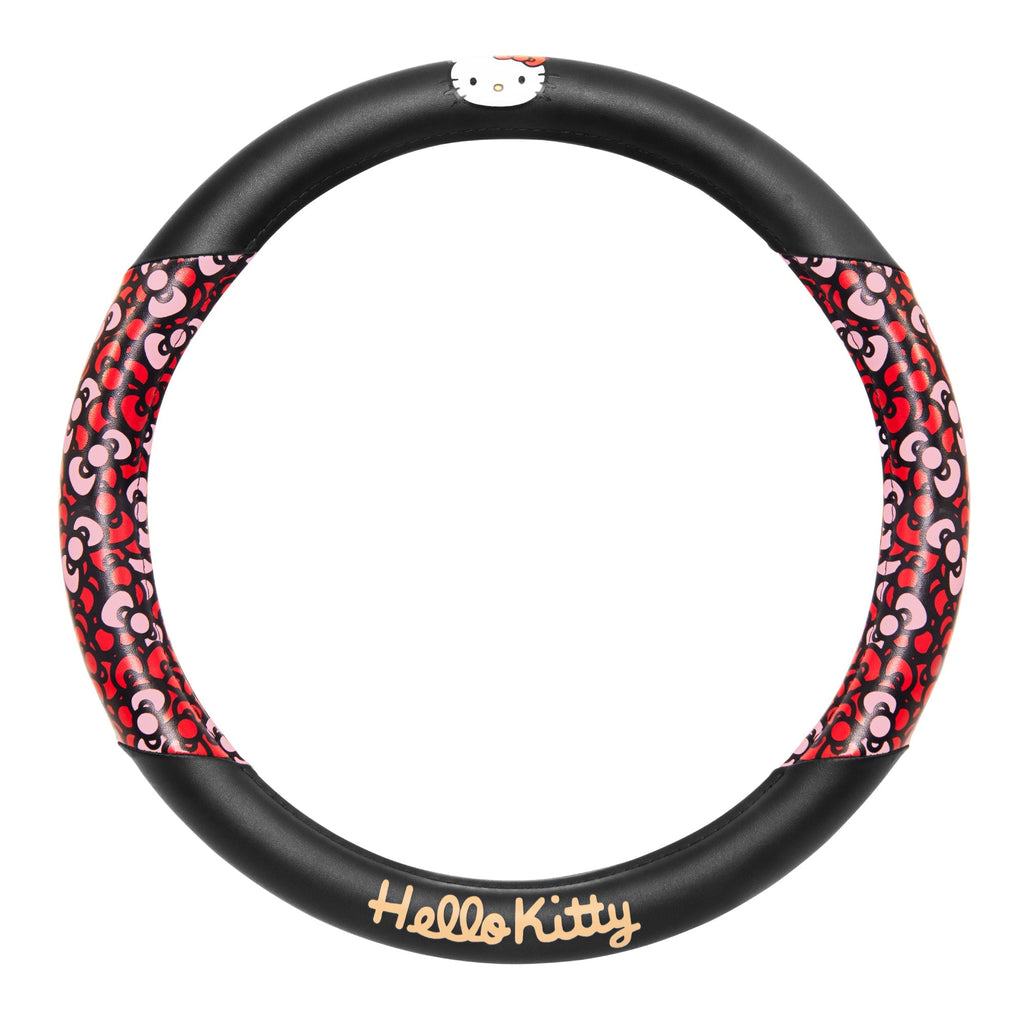 Carbella Sanrio Hello Kitty Bows Steering Wheel Cover (Fits 14.5" - 15")