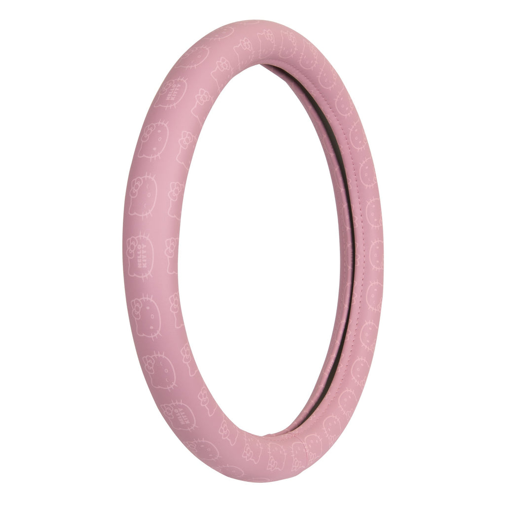 Carbella Sanrio Hello Kitty Pink Steering Wheel Cover (Fits 14.5" - 15")