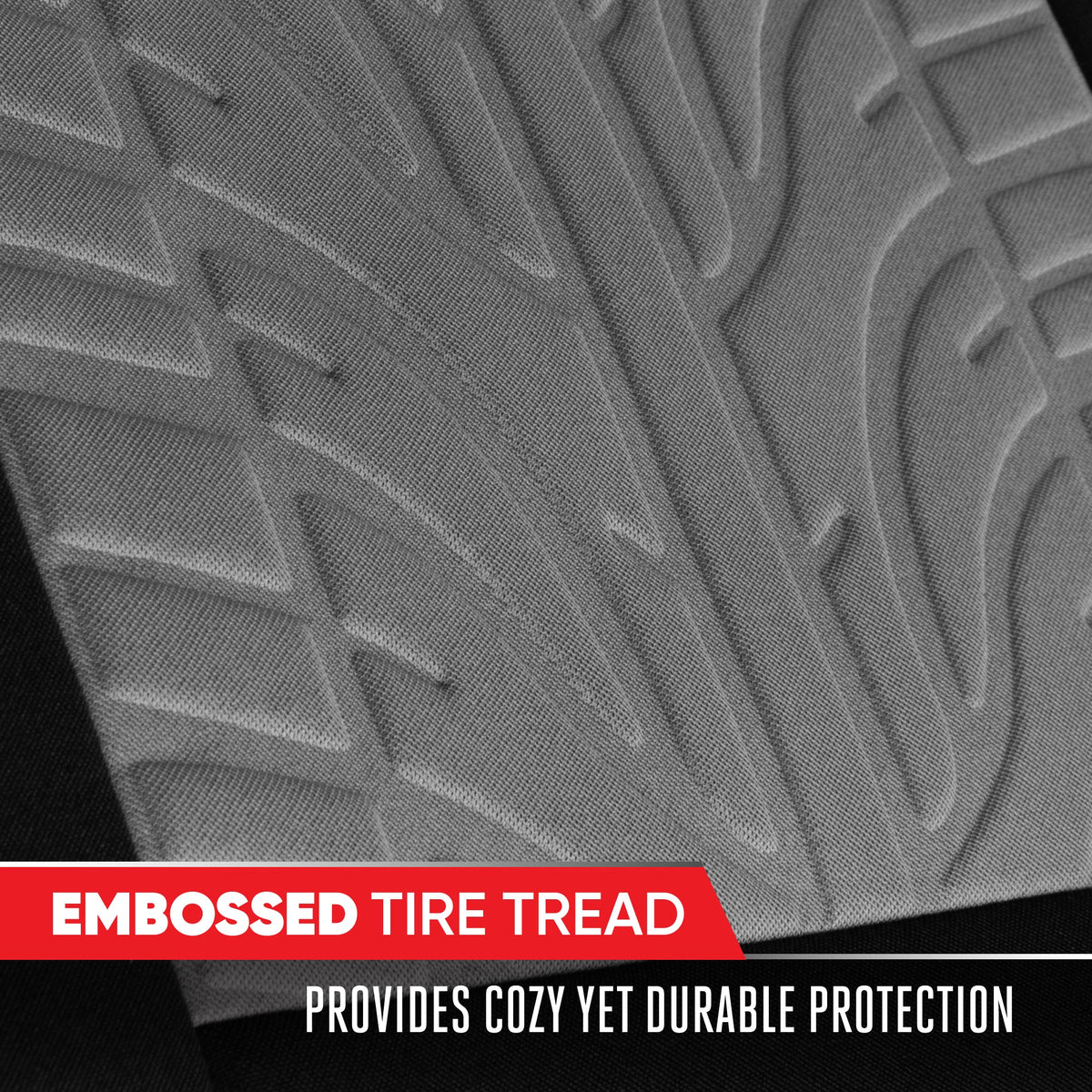 MotorTrend 2-Pack Grand Prix Tire Tread Front Seat Covers