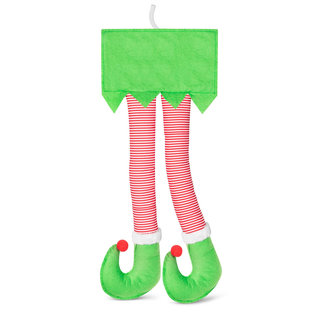 Carbella Trunk/Cargo Holiday Elf Legs Decoration