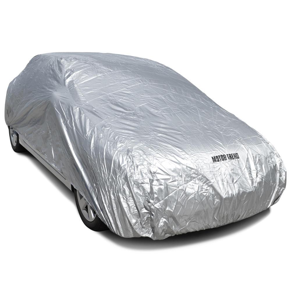 MotorTrend WeatherWear Single Poly Layer All Season Water-Proof Vehicle Cover for Ford Mustang (1965-1993)