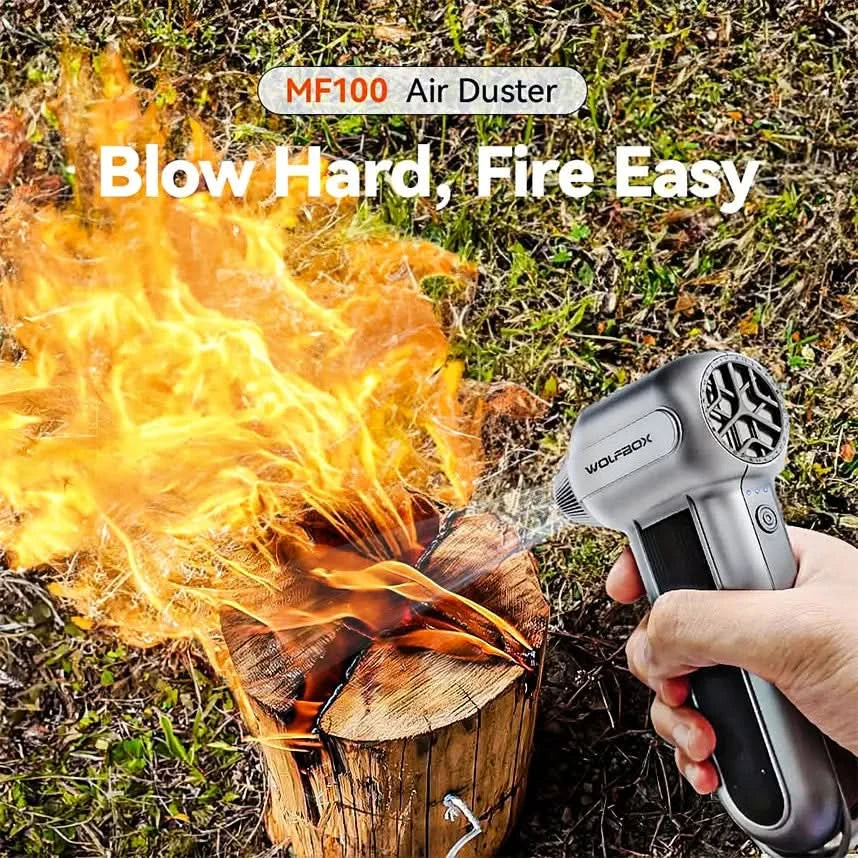 WOLFBOX MF100 Compressed Air Duster - Super Power Electric Air Duster