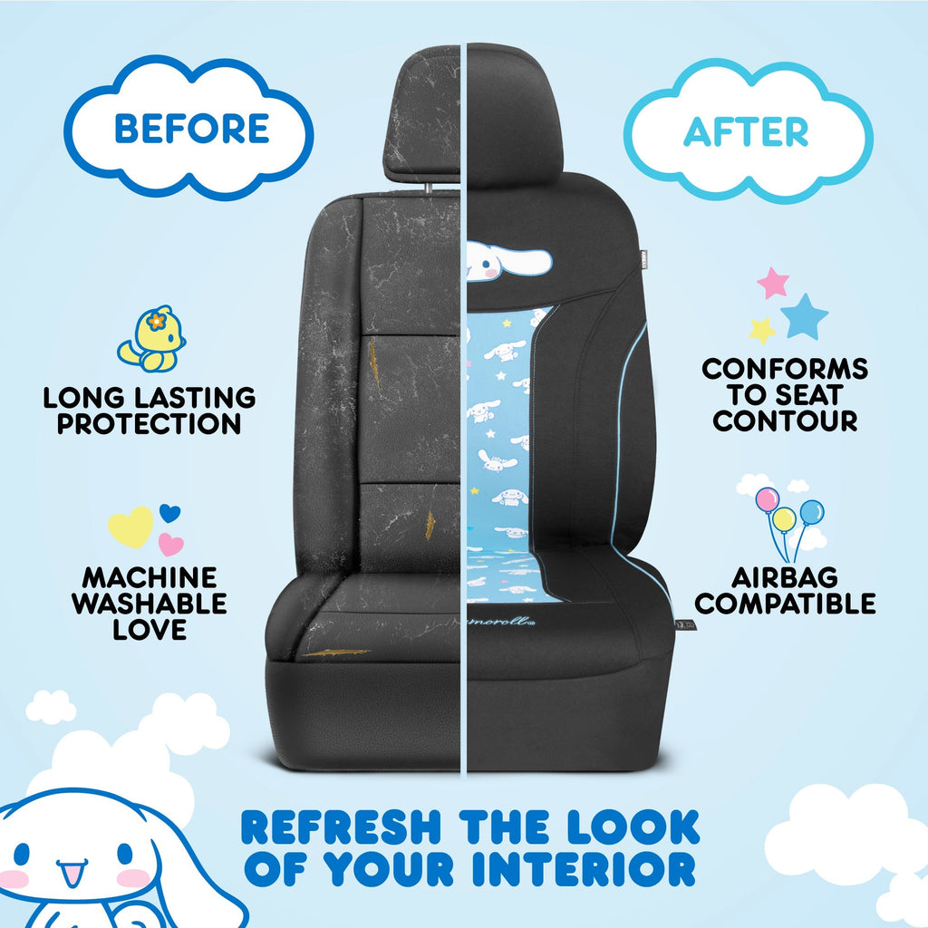 Carbella Official Cinnamoroll Front Seat Cover