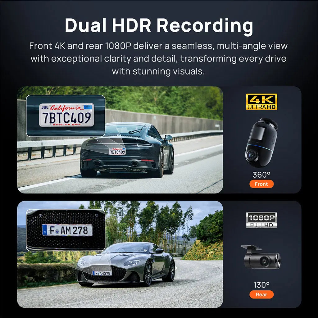 70mai Dash Cam 4K Omni 360 Full View - image 7
