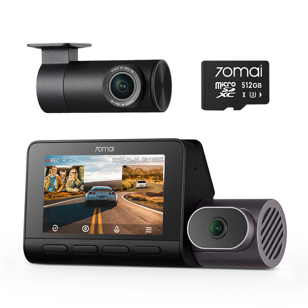 70mai Dash Cam 4K T800 3-Channel - image 2