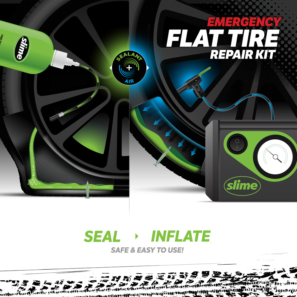 Slime Smart Spair Flat Tire Repair Kit 50107 - image 3