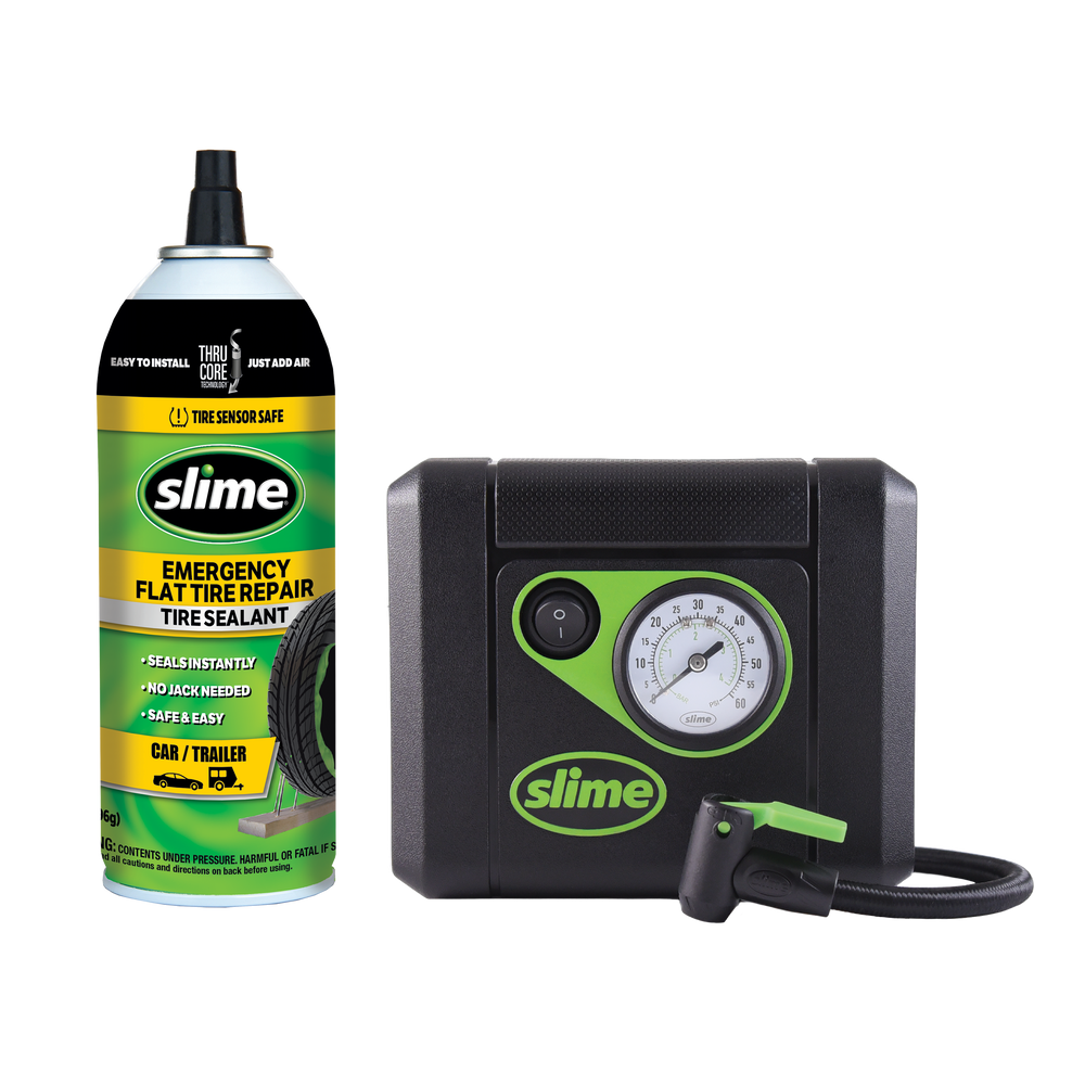 Slime Smart Spair Plus Car & Trailer Tire Repair Kit 50165