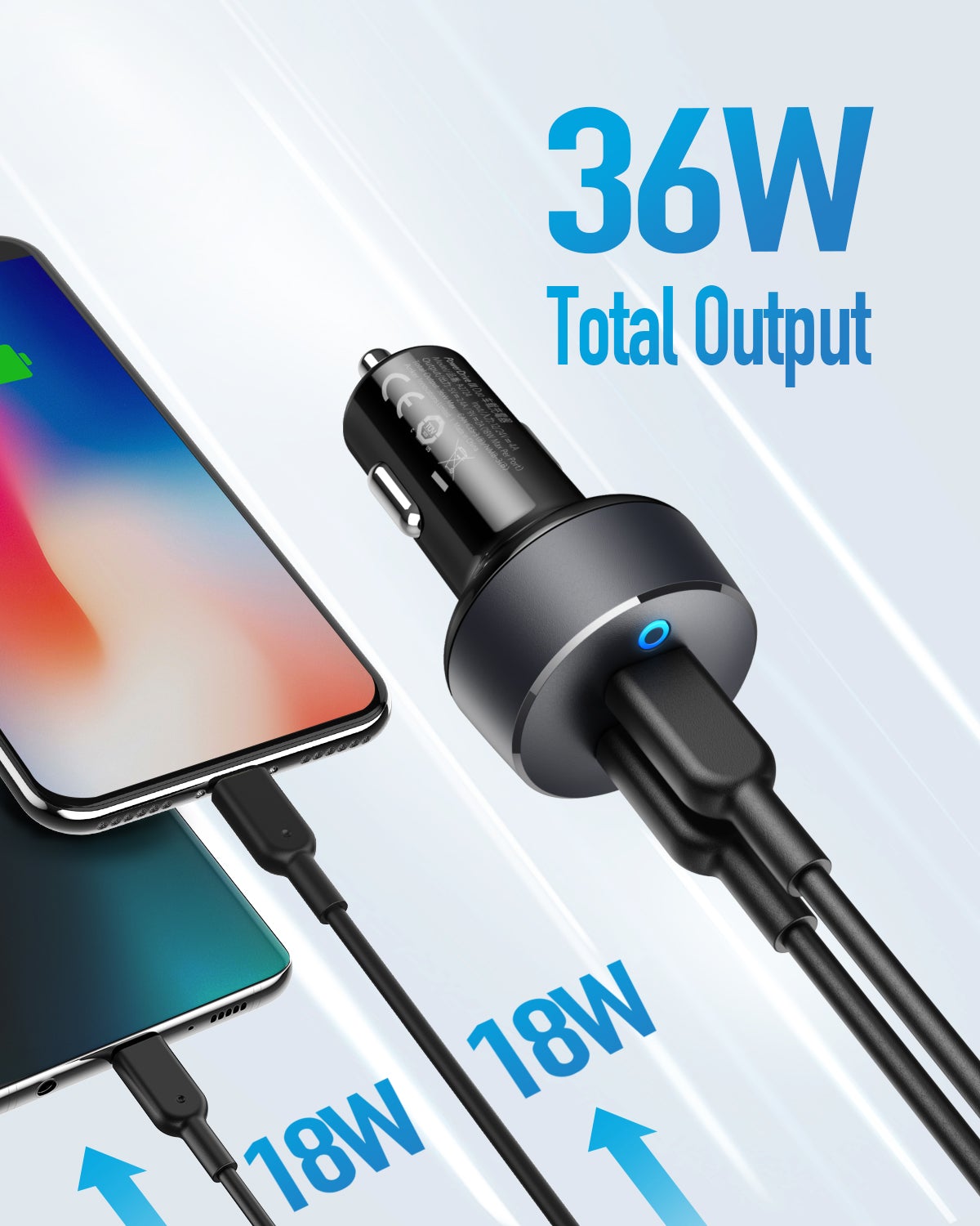 Anker PowerDrive III Duo Dual USB-C Car Charger - image 5