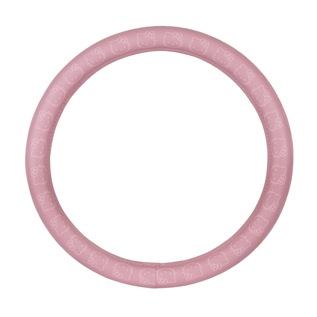 Carbella Sanrio Hello Kitty Pink Steering Wheel Cover (Fits 14.5" - 15")