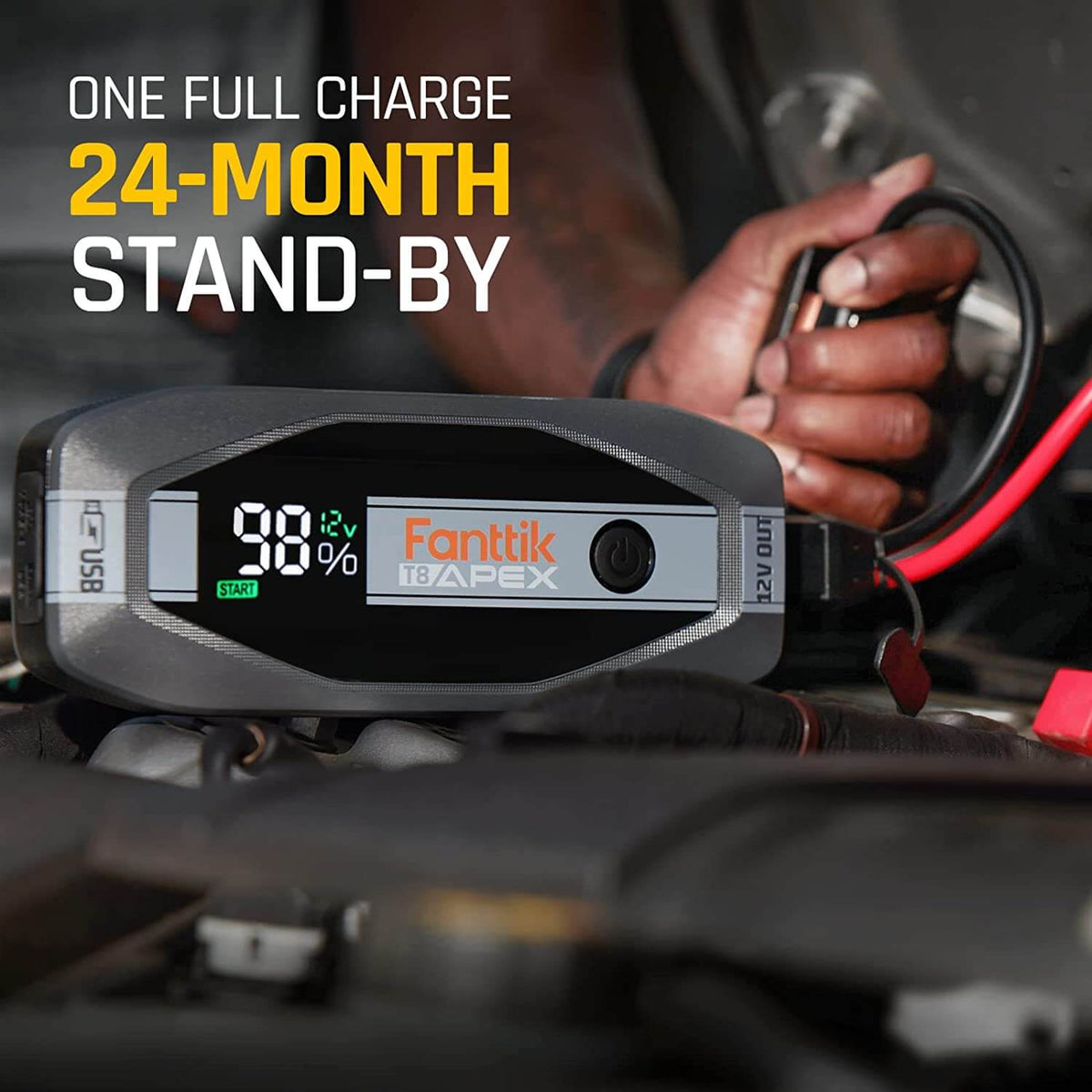 Fanttik T8 APEX 2000A Portable Jump Starter - image 4