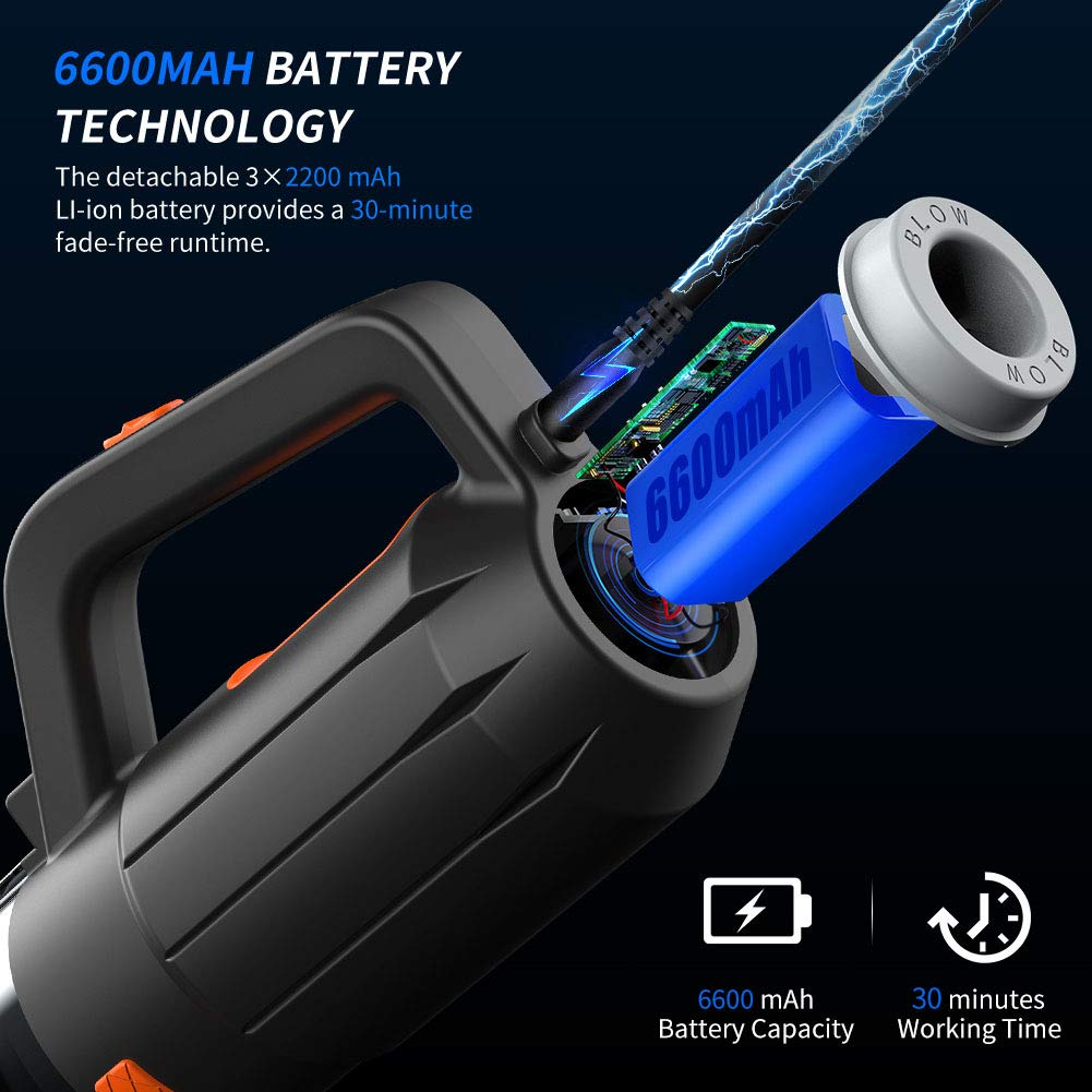 OPOLAR Blower & Suction 2-in-1, Compressed Air Duster