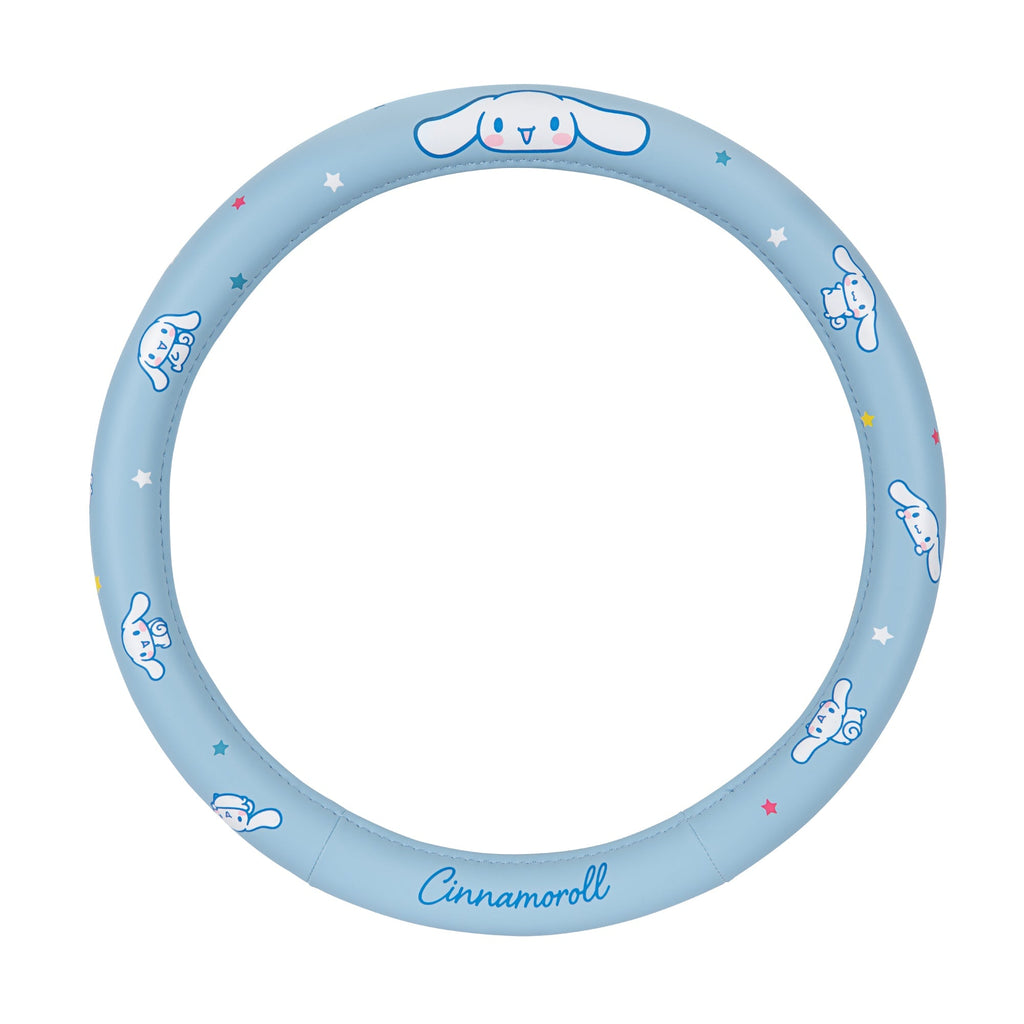 Carbella Sanrio Cinnamoroll Steering Wheel Cover (Fits 14.5" - 15.5")