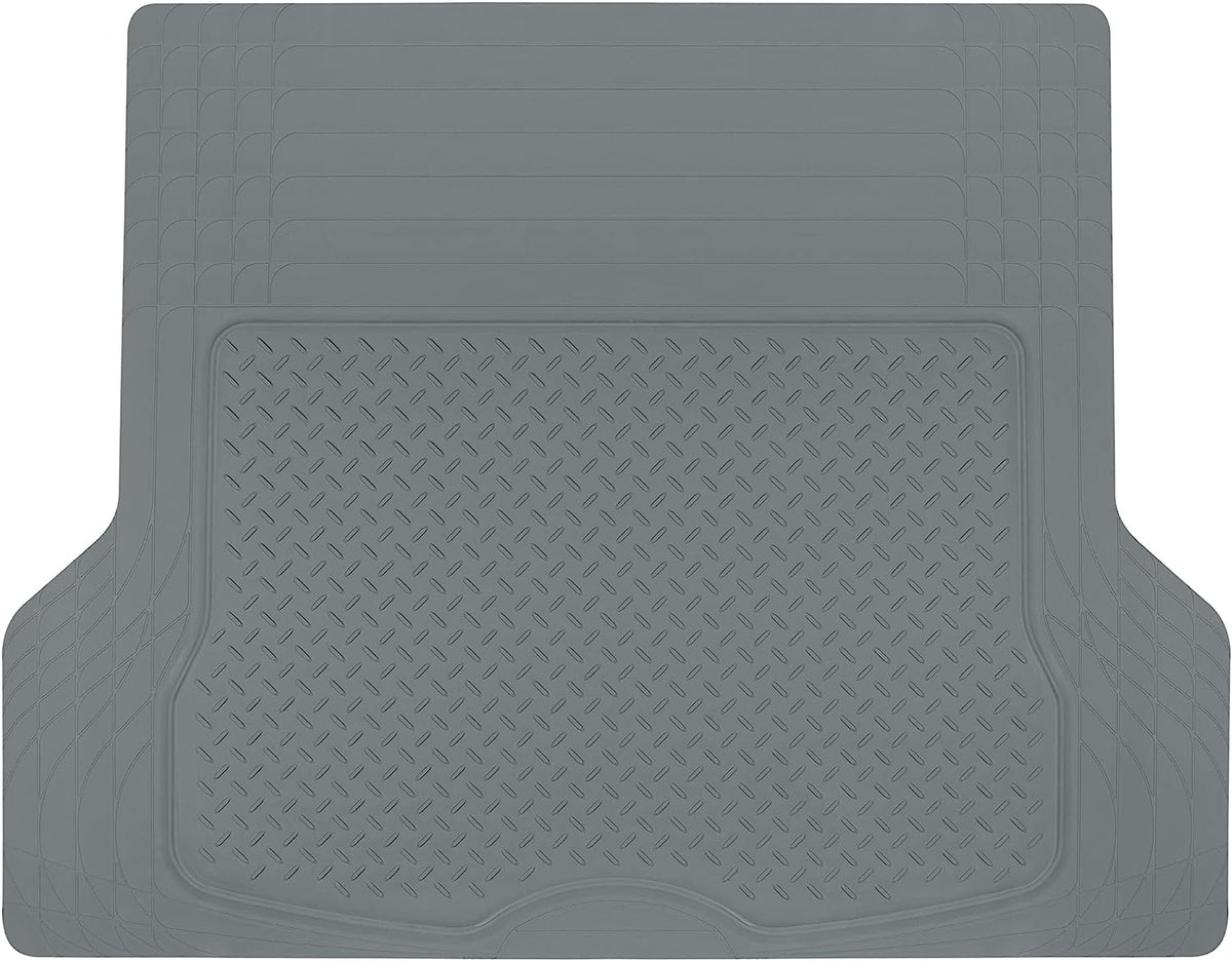 BDK Trunk/Cargo Rubber Liner - Heavy Duty, All Weather, Trim to Fit (53.8" x 43.2")