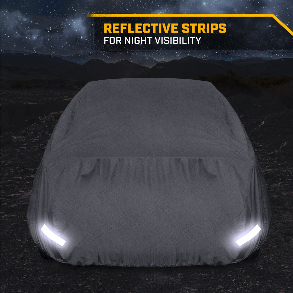 CAT Ultimate Tyvek Vehicle Cover for Cars, SUVS, Trucks, Vans - All Weather, Breathable XL (210" x 67" x 80")