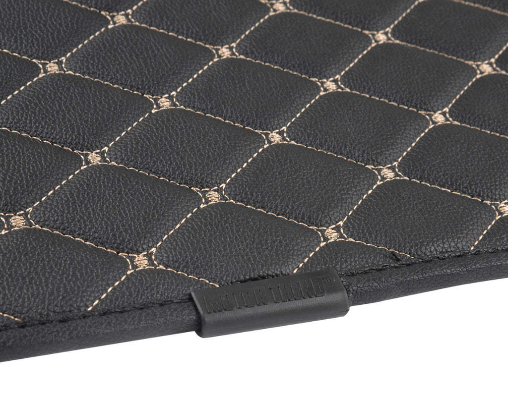 BDK Custom Fit Diamond Stitch Leatherette Trunk/Cargo Liner Mat for Ford Escape (2013 - 2016)