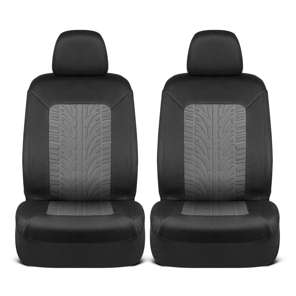 MotorTrend 2-Pack Grand Prix Tire Tread Front Seat Covers