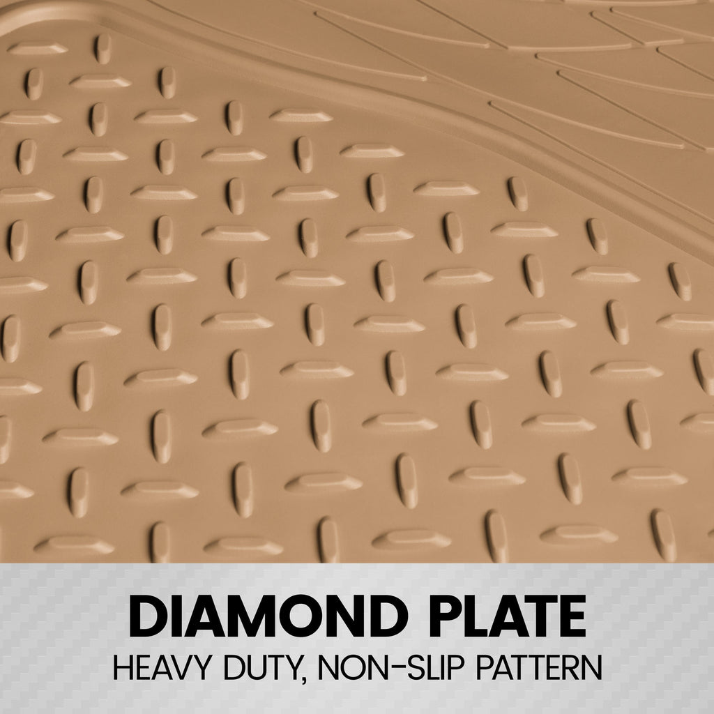 BDK Trunk/Cargo Rubber Liner - Heavy Duty, All Weather, Trim to Fit (53.8" x 43.2")