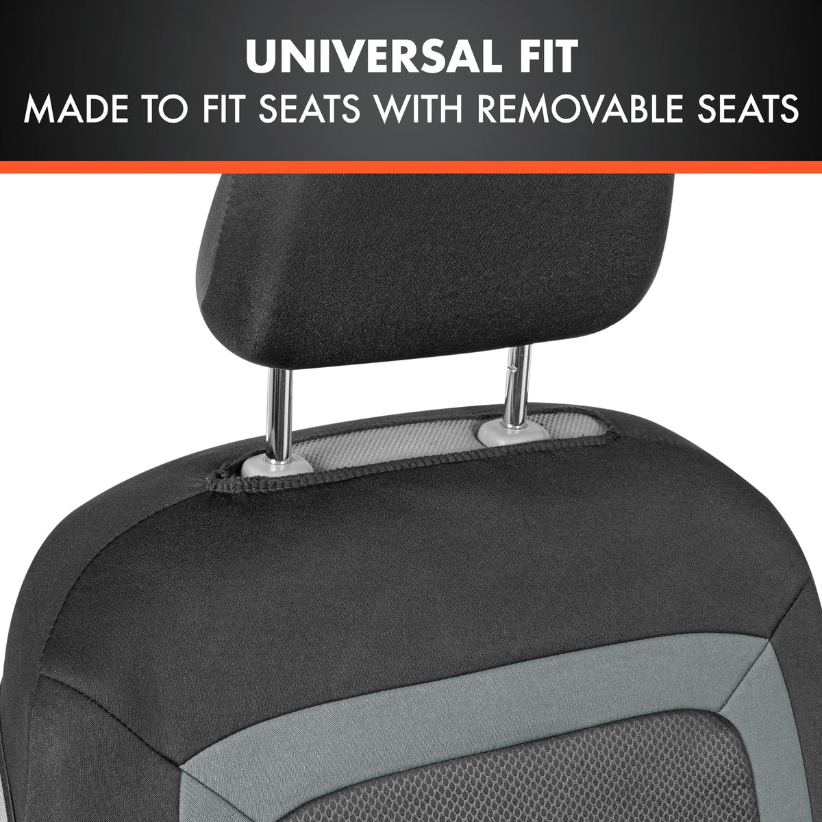 BDK 2-Pack FreshMesh with Honeycomb Backing Front Seat Covers