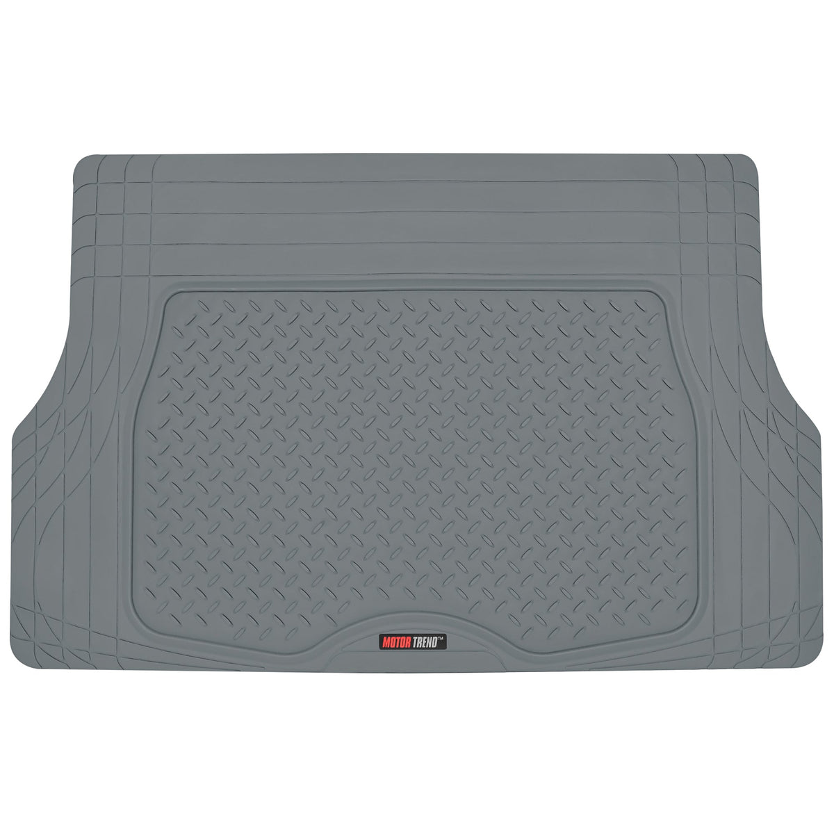 MotorTrend 4-Piece FlexTough Deep Dish Front Floor Mats, Rear Floor Mat, and Trunk/Cargo Mat - Heavy Duty, All Weather, Trim to Fit