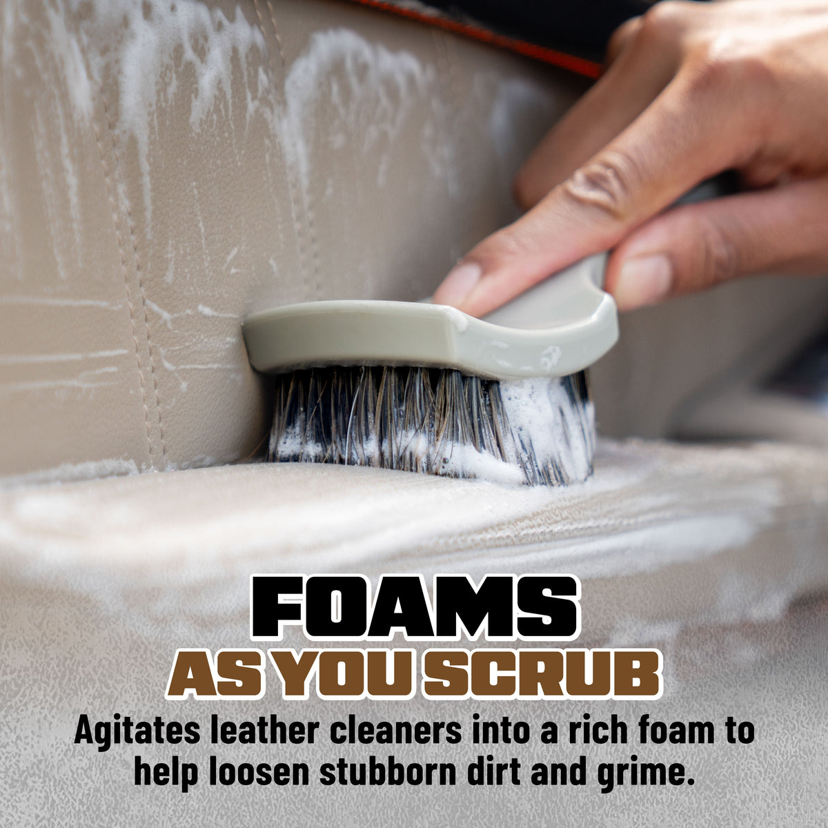 Chemical Guys Nifty Leather Cleaning Brush