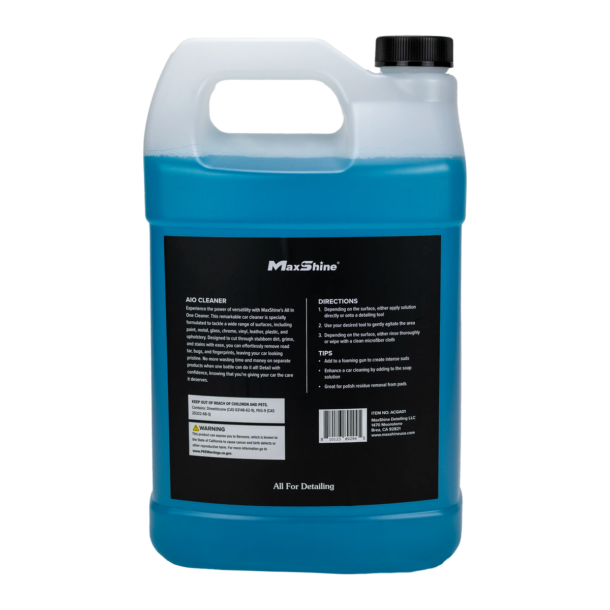 MaxShine Interior Car Cleaner | AIO Cleaner - 16oz, 1gal