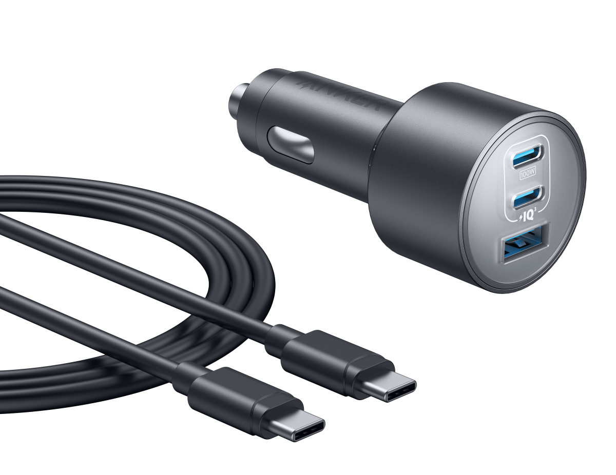 Anker Nano Car Charger 167.5W 3-Port Fast Charger