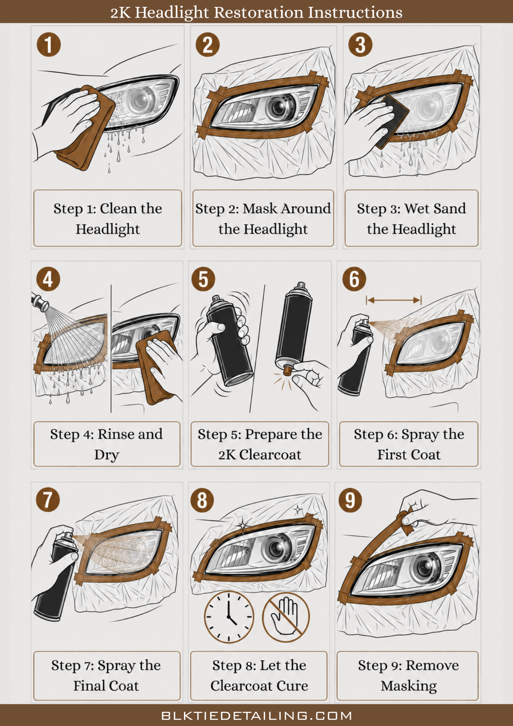 TSS Wholesale True 2K Headlight Restoration Kit