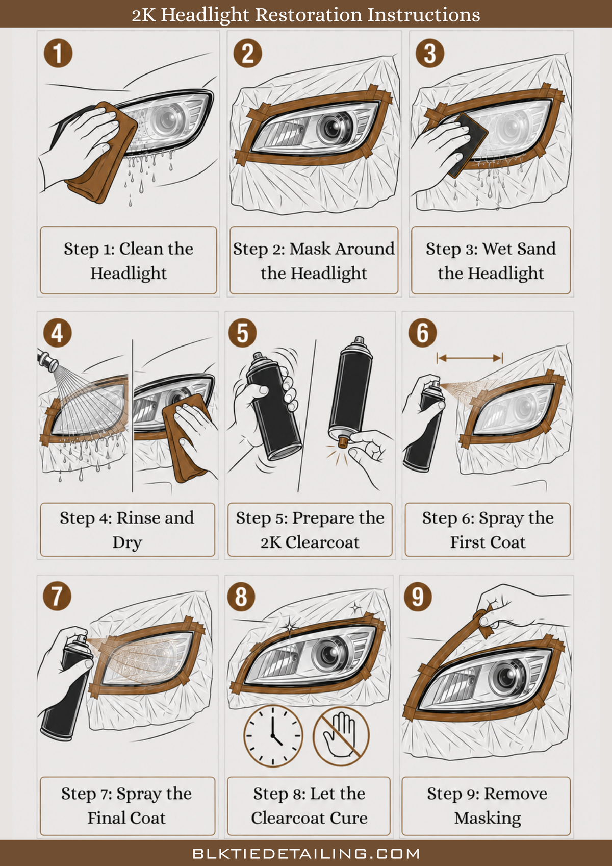TSS Wholesale True 2K Headlight Restoration Kit