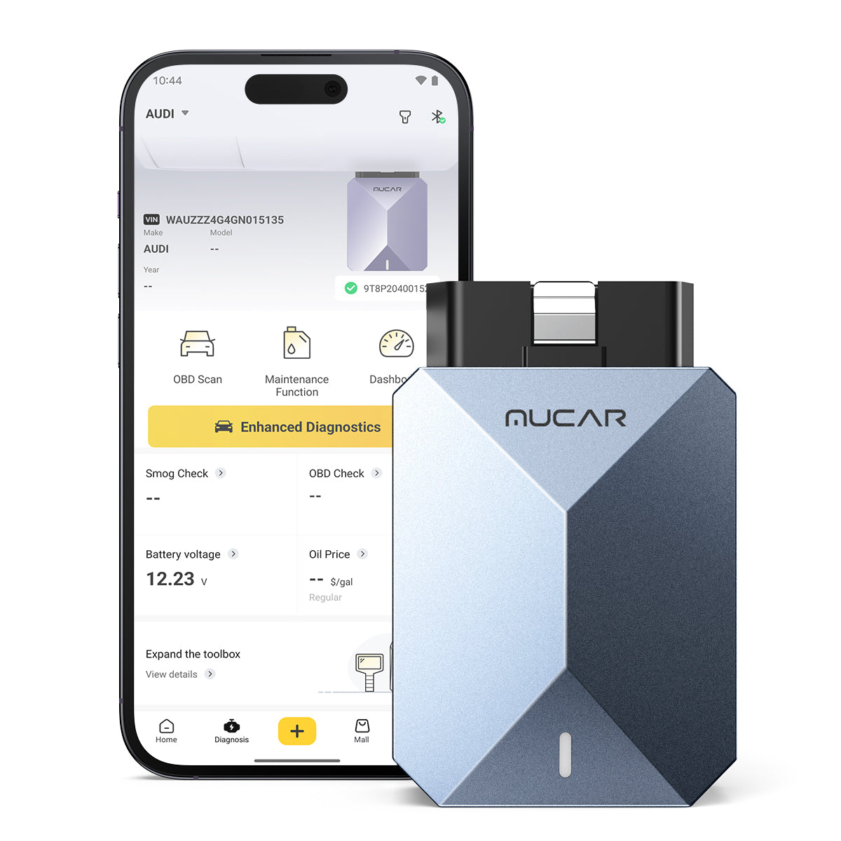 MUCAR BT200 MAX Bluetooth Bidirectional OBD2 Scanner