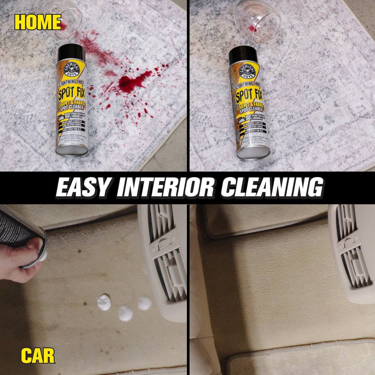 Chemical Guys Lightning Fast Spot Fix Carpet & Fabric Spot Cleaner