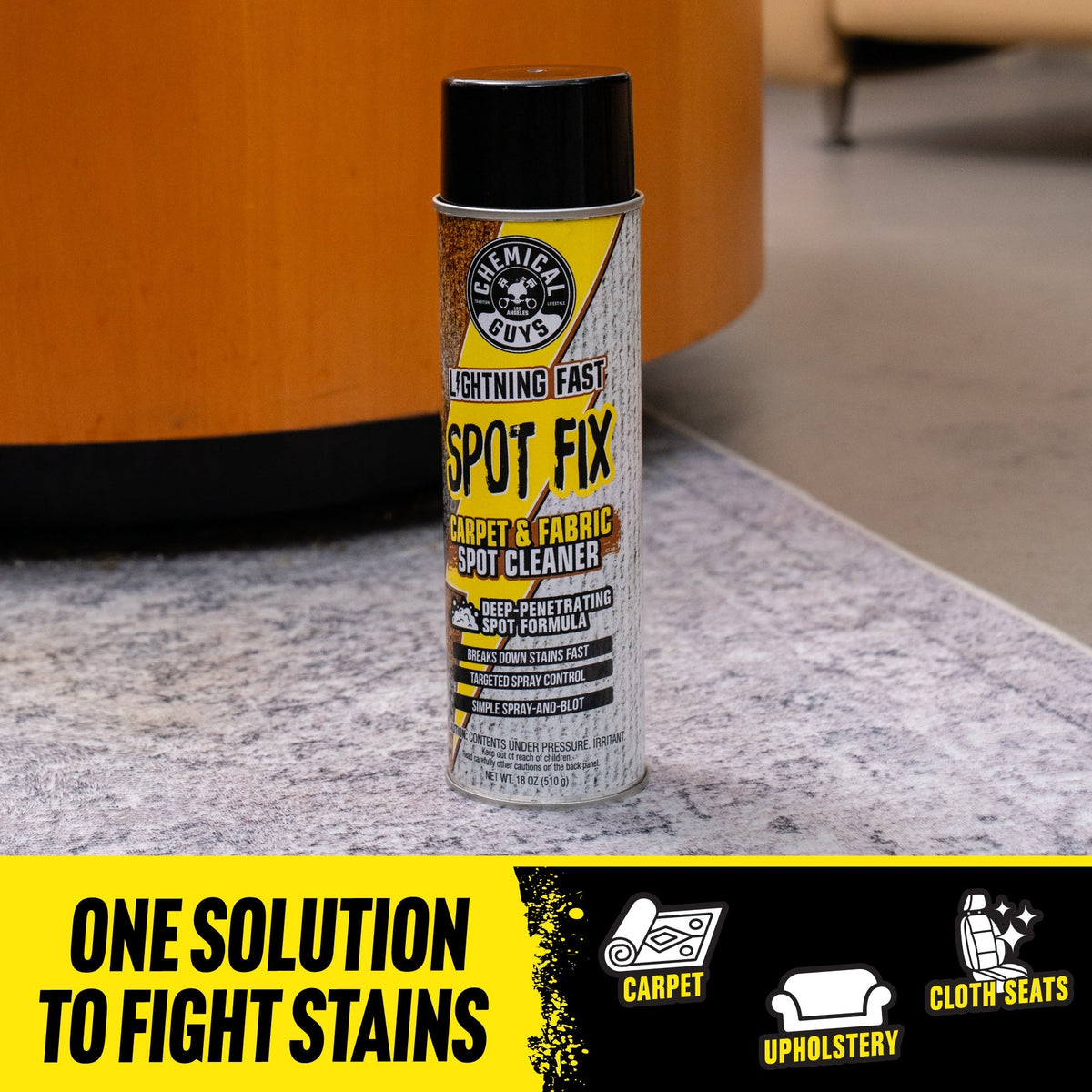 Chemical Guys Lightning Fast Spot Fix Carpet & Fabric Spot Cleaner
