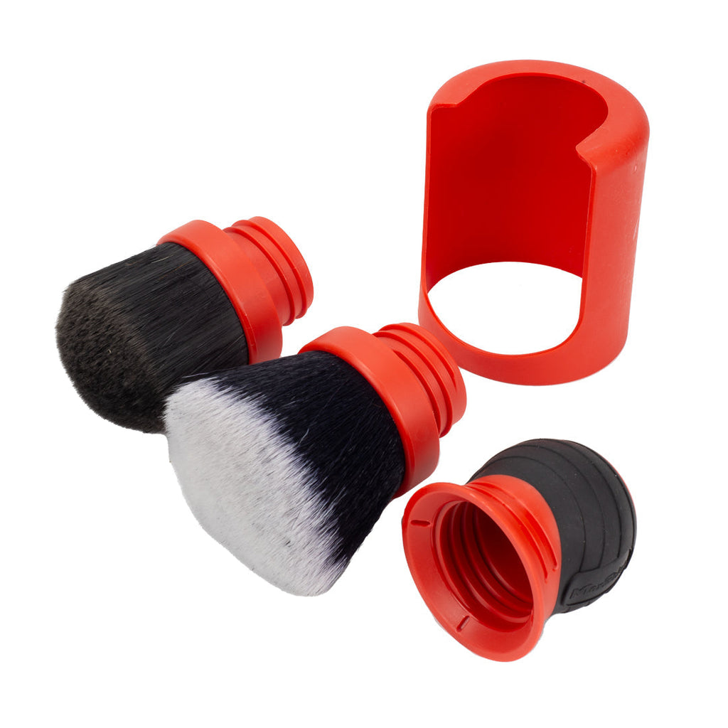 MaxShine Curved Grip Extra Large Brush - Ultra Soft & Mixed Bristle