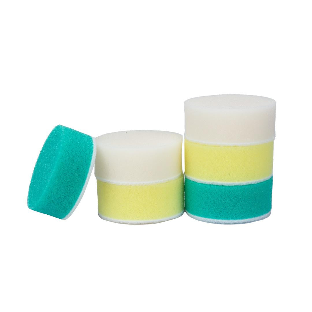 MaxShine Foam Car Polishing Pads Kit - 1in, 2in, 3in (6 Pack)