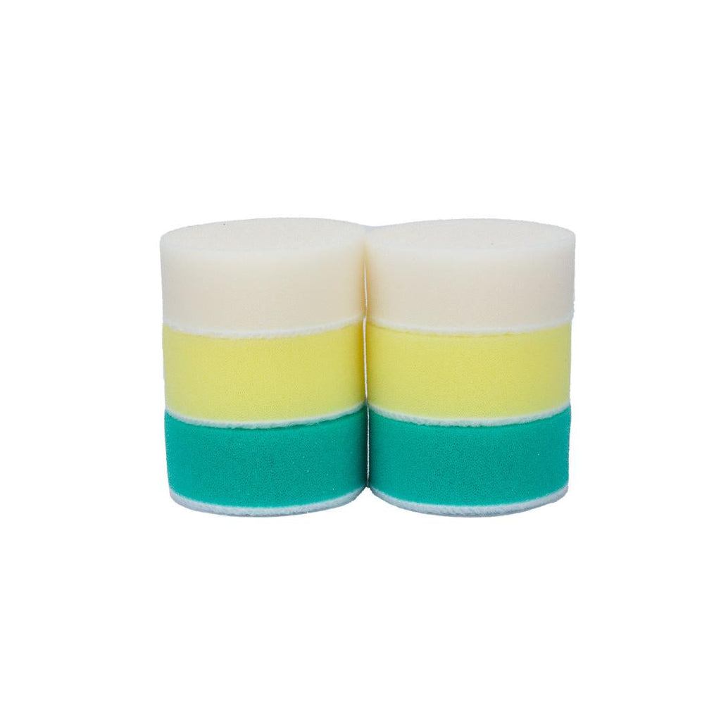 MaxShine Foam Car Polishing Pads Kit - 1in, 2in, 3in (6 Pack)