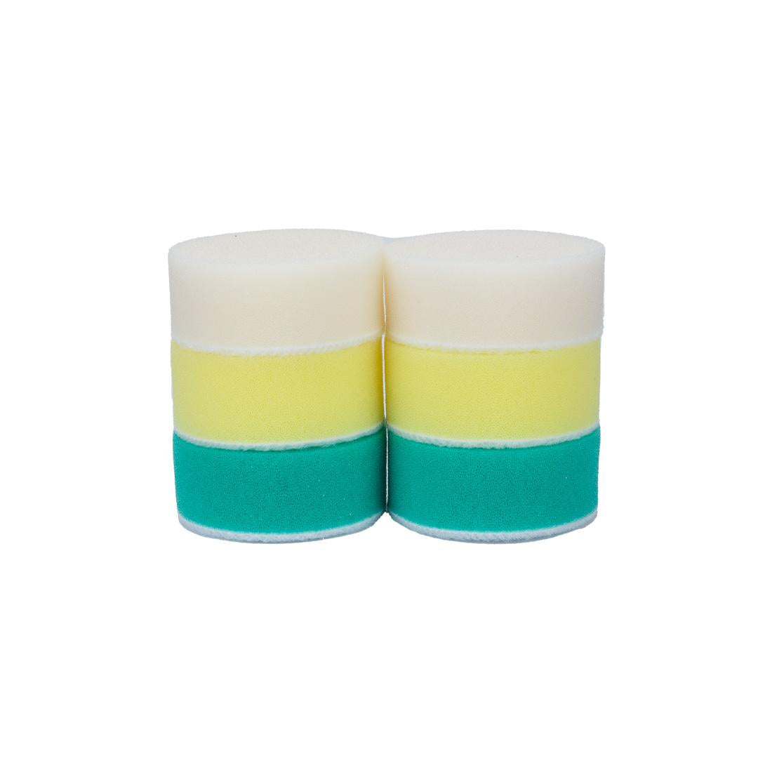MaxShine Foam Car Polishing Pads Kit - 1in, 2in, 3in (6 Pack)
