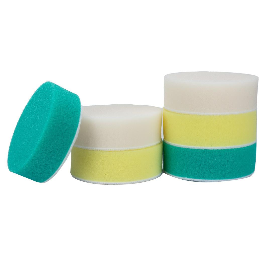 MaxShine Foam Car Polishing Pads Kit - 1in, 2in, 3in (6 Pack)